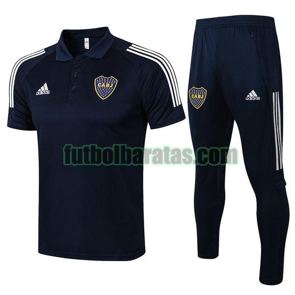 camiseta polo boca juniors 2021 2022 negro conjunto