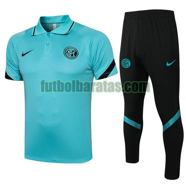 camiseta polo inter milán 2021 2022 azul conjunto