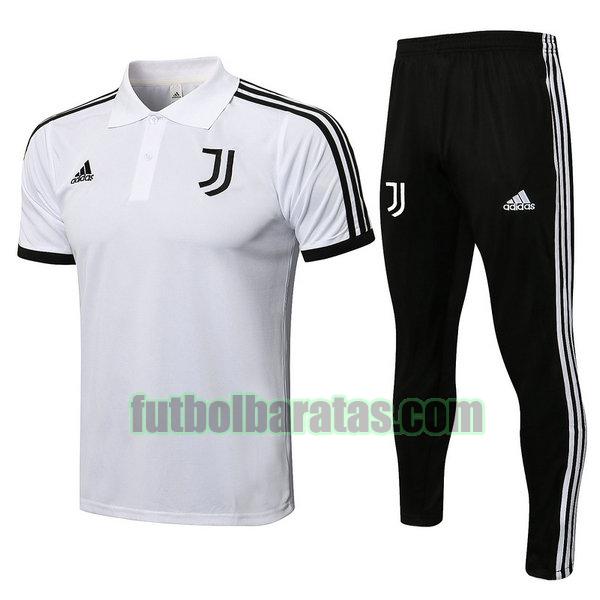 camiseta polo juventus 2021 2022 blanco conjunto