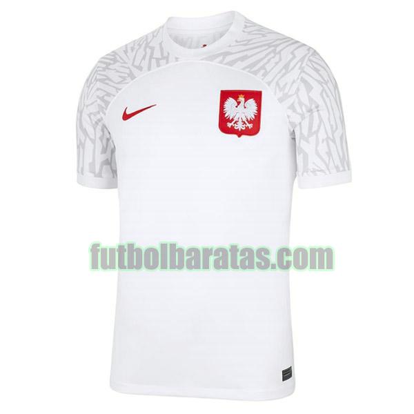 camiseta polonia 2022 blanco segunda tailandia