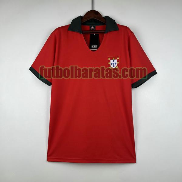 camiseta portugal 1972 rojo primera