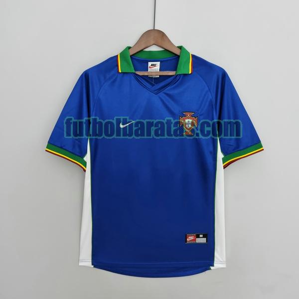camiseta portugal 1998 azul segunda