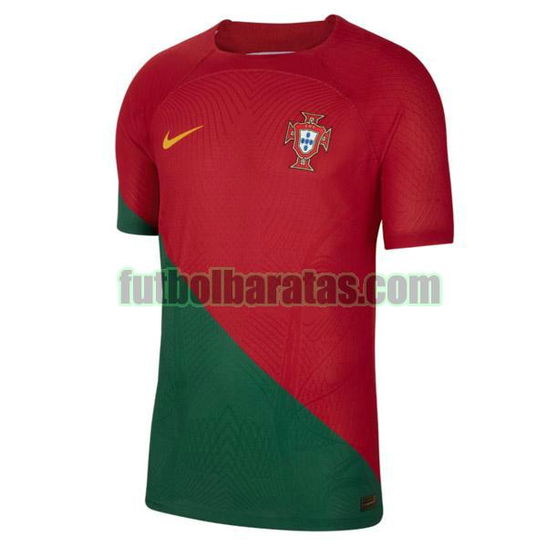 camiseta portugal 2022 rojo verde primera