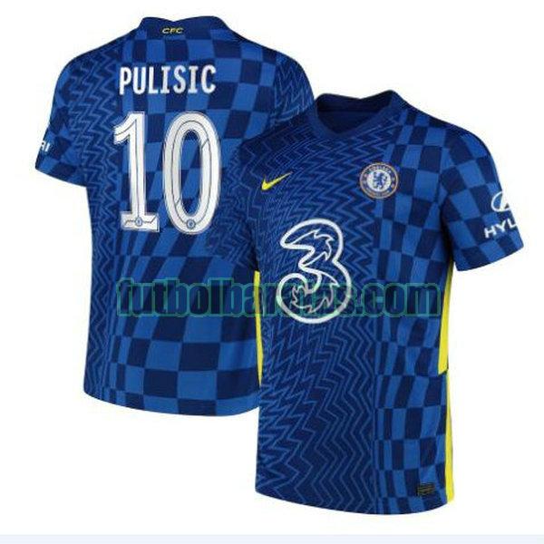 camiseta pulisic 10 chelsea 2021 2022 azul primera