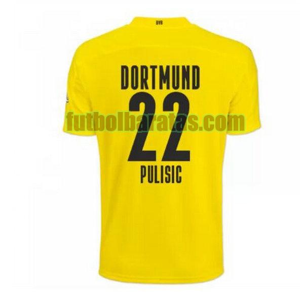 camiseta pulisic 22 borussia dortmund 2020-2021 primera