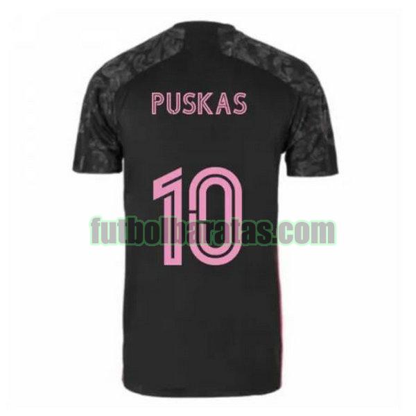 camiseta puskas 10 real madrid 2020-2021 negro tercera