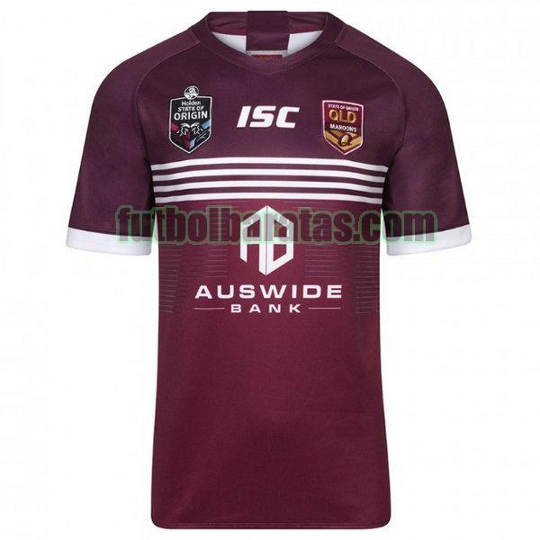 camiseta queensland maroons 2019 púrpura primera