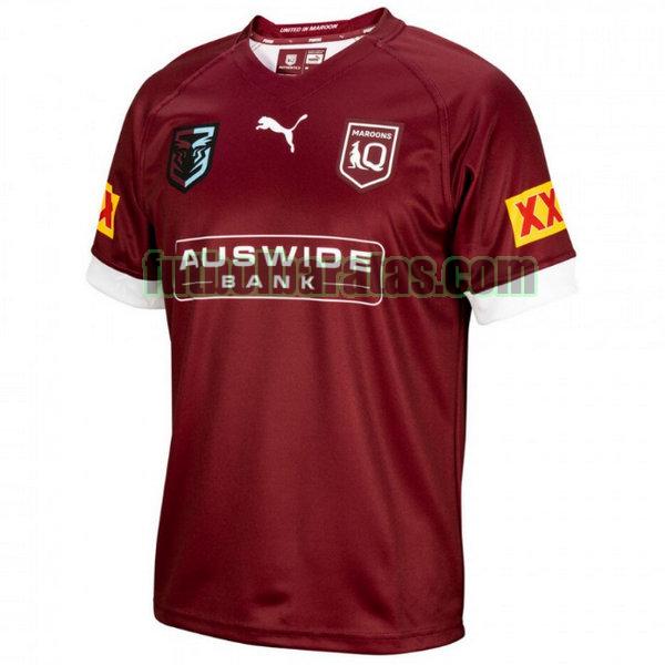 camiseta queensland maroons 2021 púrpura primera