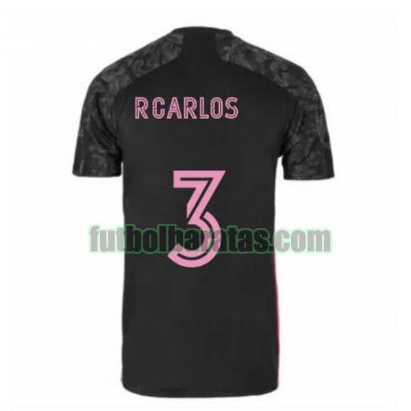 camiseta r.carlos 3 real madrid 2020-2021 negro tercera