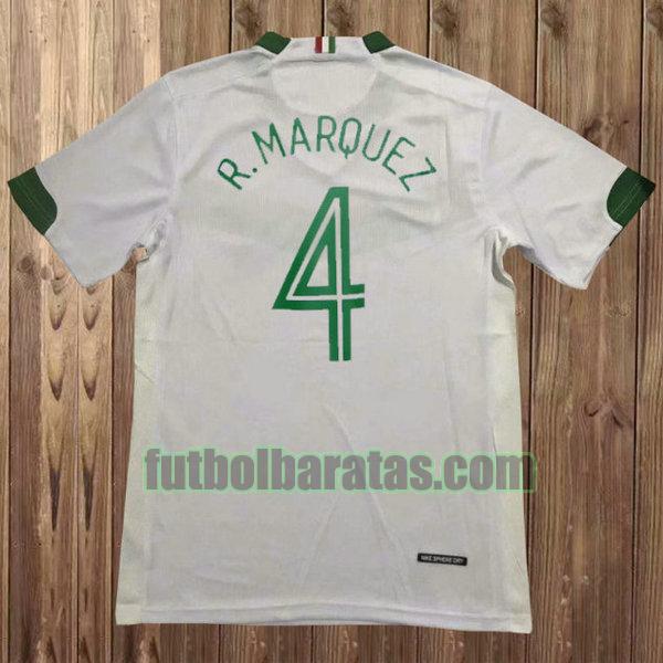 camiseta r.marquez 4 méxico 2006 blanco segunda