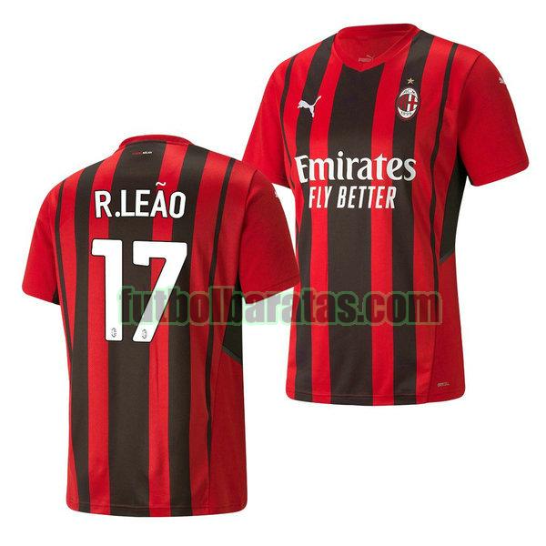 camiseta rafael leao 17 ajax 2021 2022 rojo primera