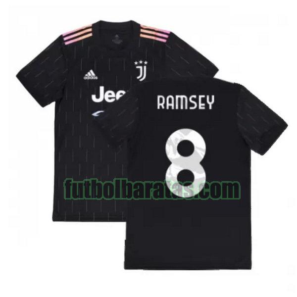 camiseta ramsey 8 juventus 2021 2022 negro segunda