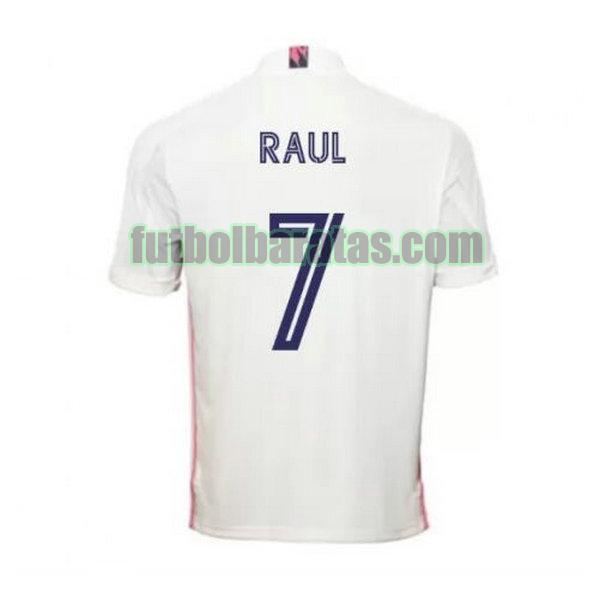 camiseta raul 7 real madrid 2020-2021 primera