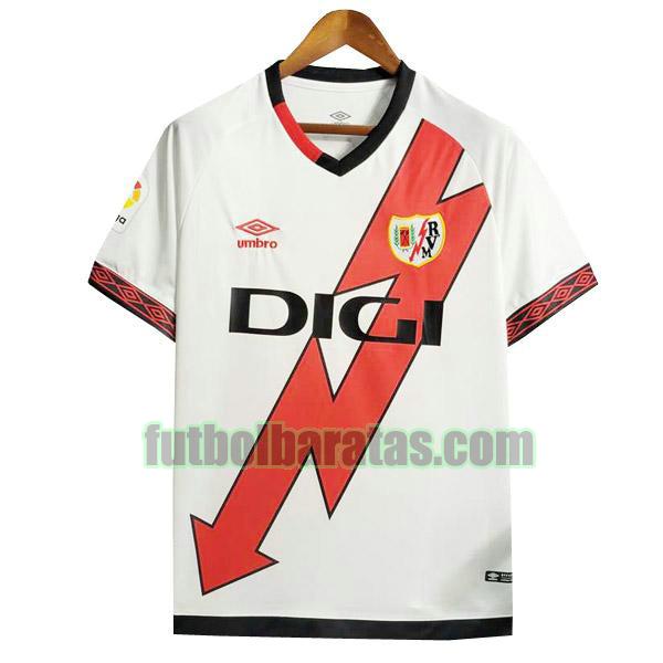 camiseta rayo vallecano 2022 2023 blanco primera tailandia