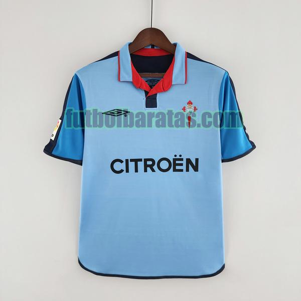 camiseta rc celta 2002 2004 azul primera