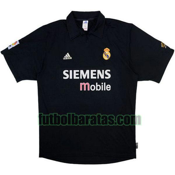 camiseta real madrid 2002-2003 negro segunda