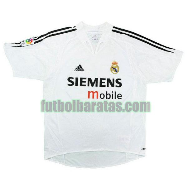 camiseta real madrid 2004-2005 blanco primera