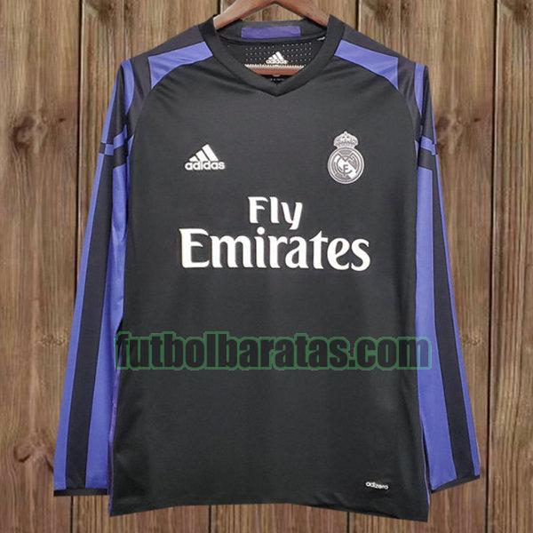 camiseta real madrid 2016-2017 negro tercera ml