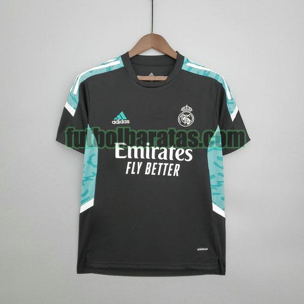 camiseta real madrid 2021 2022 negro entrenamiento