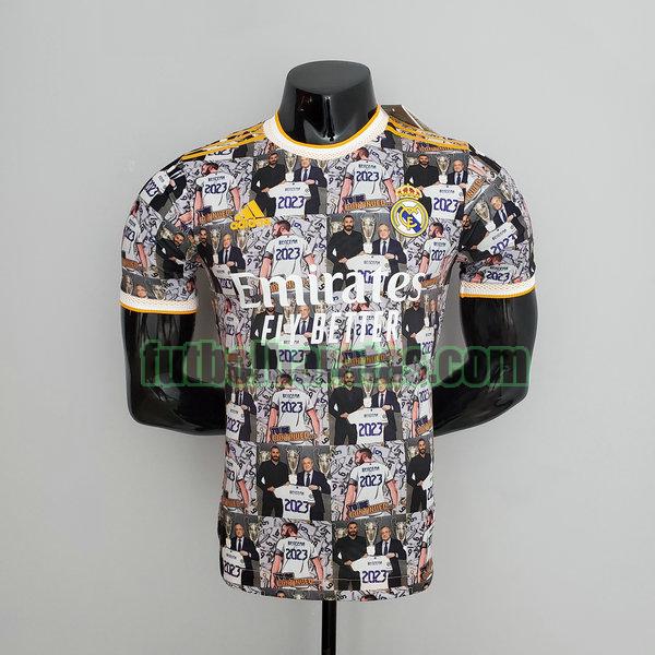 camiseta real madrid 2022 2023 negro commemorative edition player
