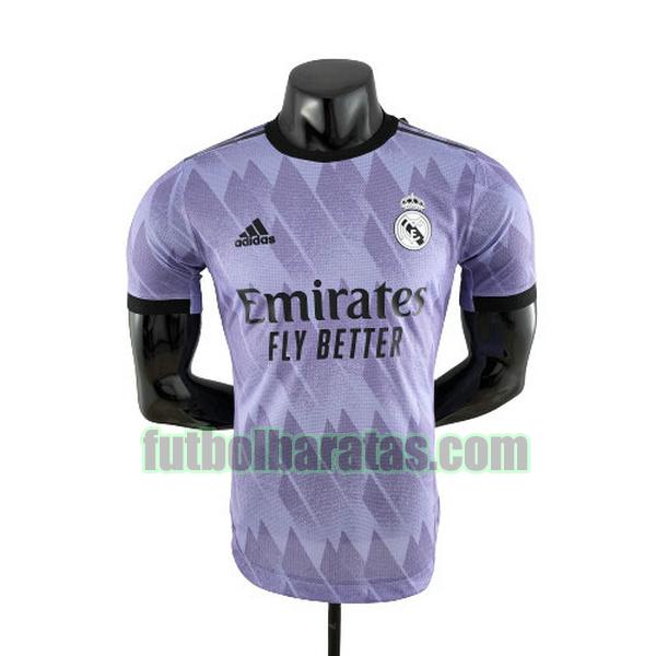 camiseta real madrid 2022 2023 purple segunda player