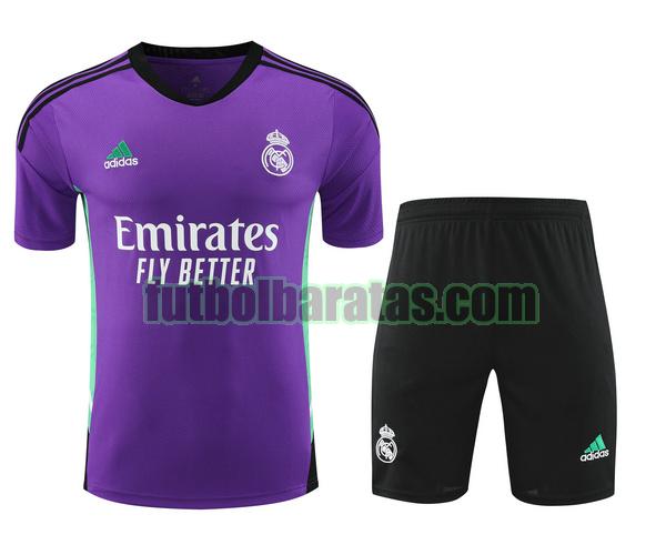 camiseta real madrid 2023 2024 purple training conjunto