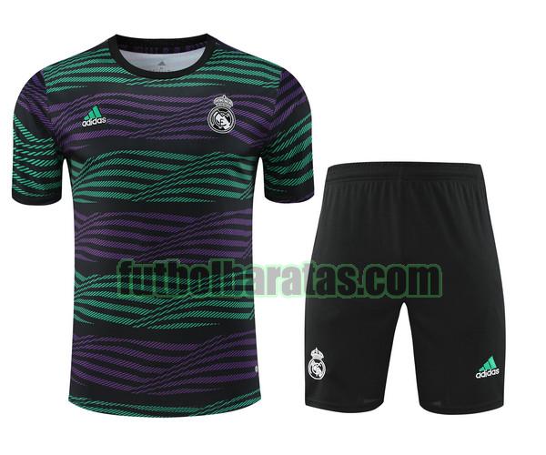 camiseta real madrid 2023 2024 rojo purple training conjunto