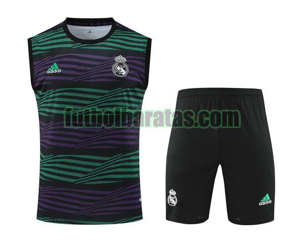 camiseta real madrid 2023 2024 rojo purple vest conjunto