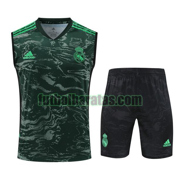 camiseta real madrid 2023 2024 verde vest conjunto