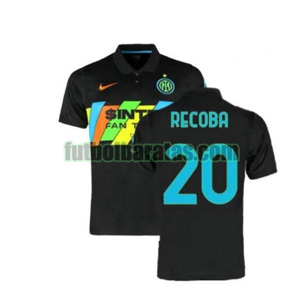 camiseta recoba 20 inter milán 2021 2022 negro tercera