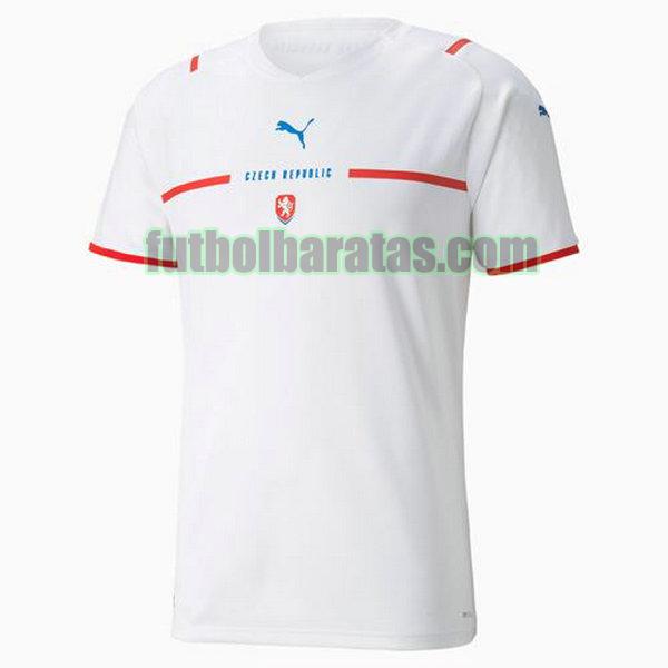 camiseta republica checa 2021 2022 blanco segunda