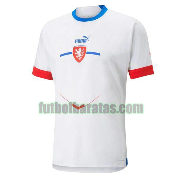 camiseta república checa 2022 blanco segunda tailandia