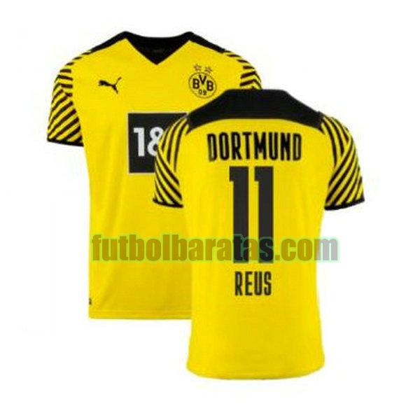 camiseta reus 11 camisetas borussia dortmund 2021 2022 amarillo primera