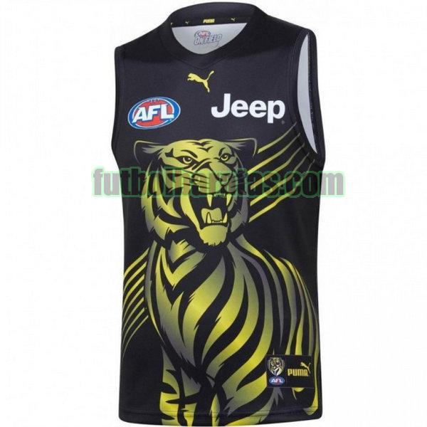 camiseta richmond tigers 2020 negro formación