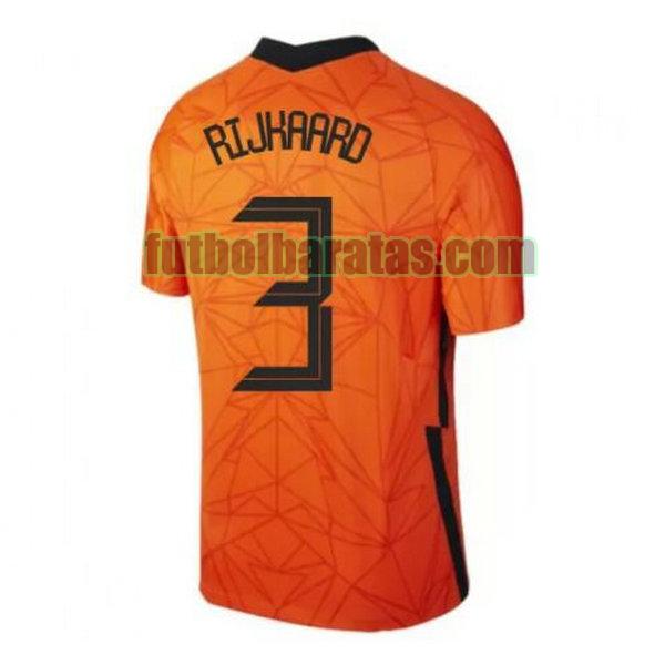 camiseta rijkaard 3 holanda 2020 primera