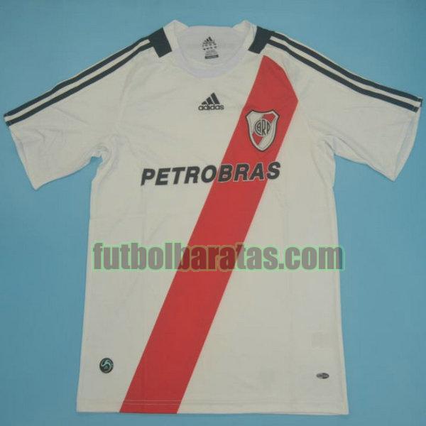 camiseta river plate 2008-2009 blanco primera