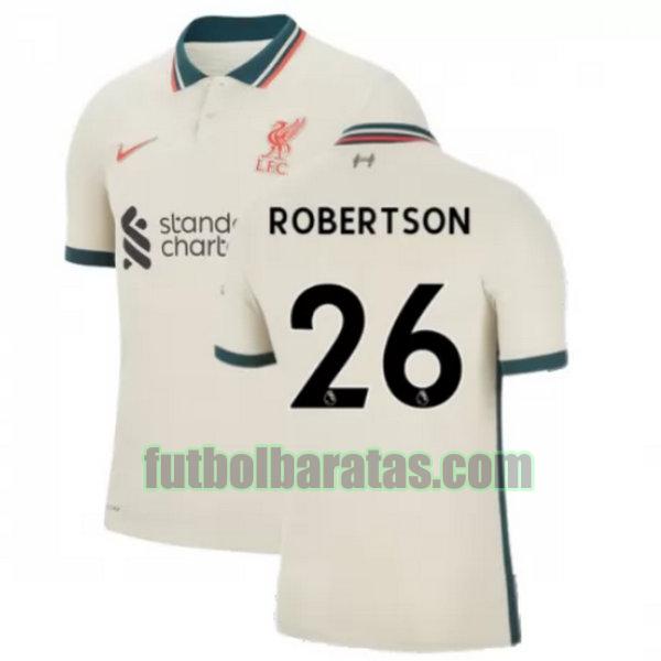 camiseta robertson 26 liverpool 2021 2022 amarillo segunda