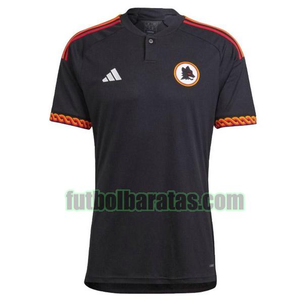 camiseta roma 2023 2024 negro tercera