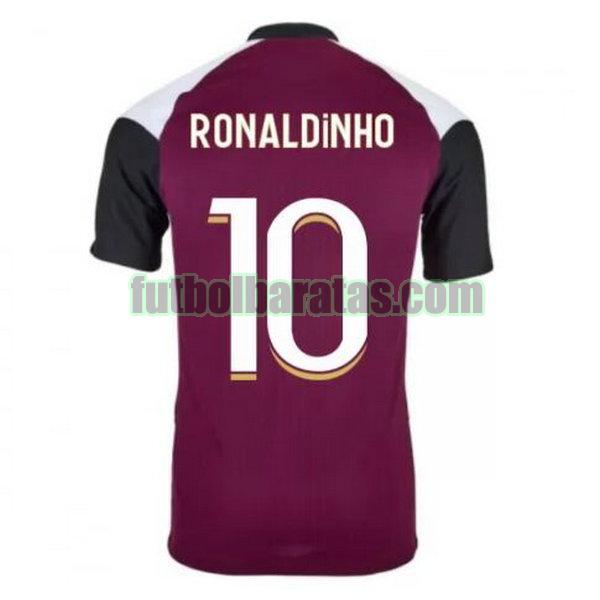 camiseta ronaldinho 10 paris saint germain 2020-2021 púrpura tercera