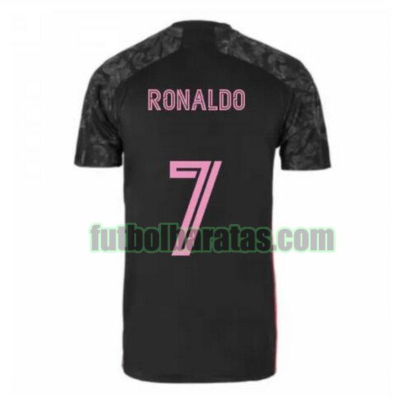camiseta ronaldo 7 real madrid 2020-2021 negro tercera