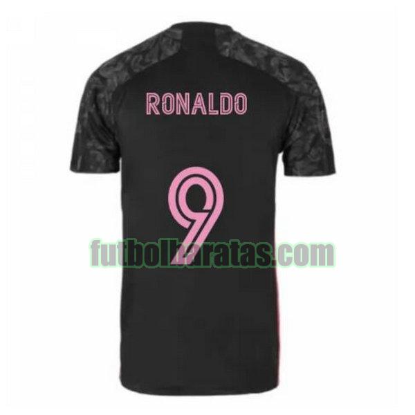 camiseta ronaldo 9 real madrid 2020-2021 negro tercera