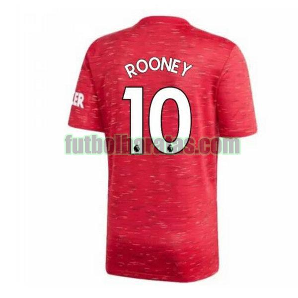camiseta rooney 10 manchester united 2020-2021 primera