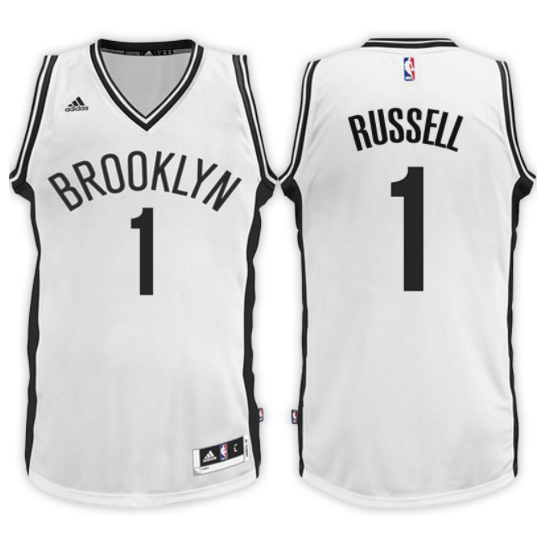 camiseta russell 1 2017-18 brooklyn nets blanca