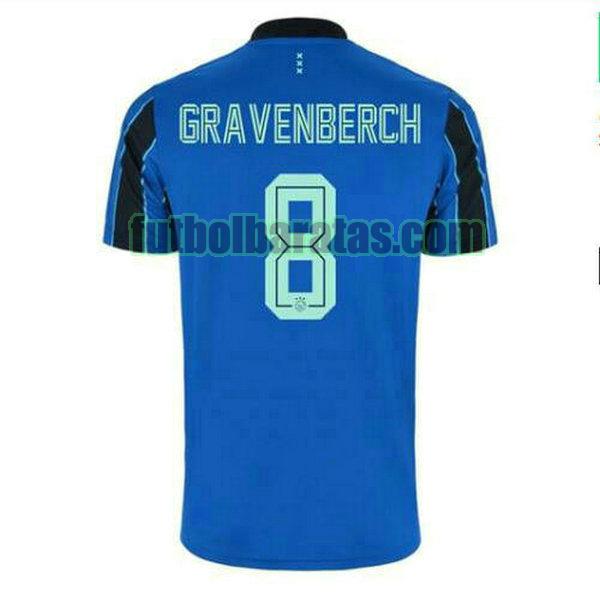 camiseta ryan gravenberch 8 chelsea 2021 2022 azul segunda