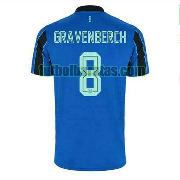 camiseta ryan gravenberch 8 chelsea 2021 2022 azul segunda