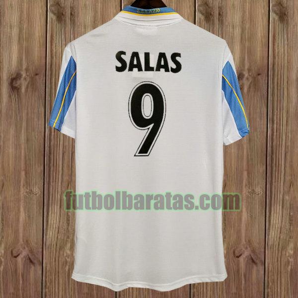 camiseta salas 9 lazio 1999-2000 blanco segunda