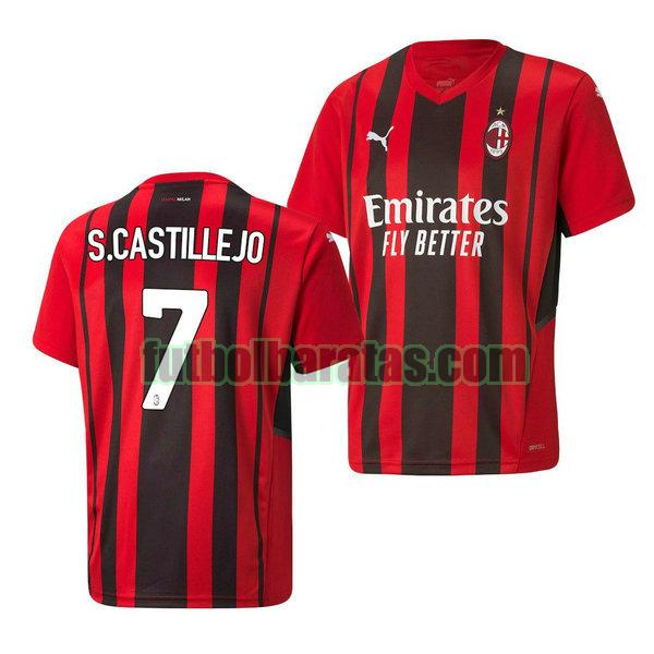 camiseta samu castillejo 7 chelsea 2021 2022 rojo primera