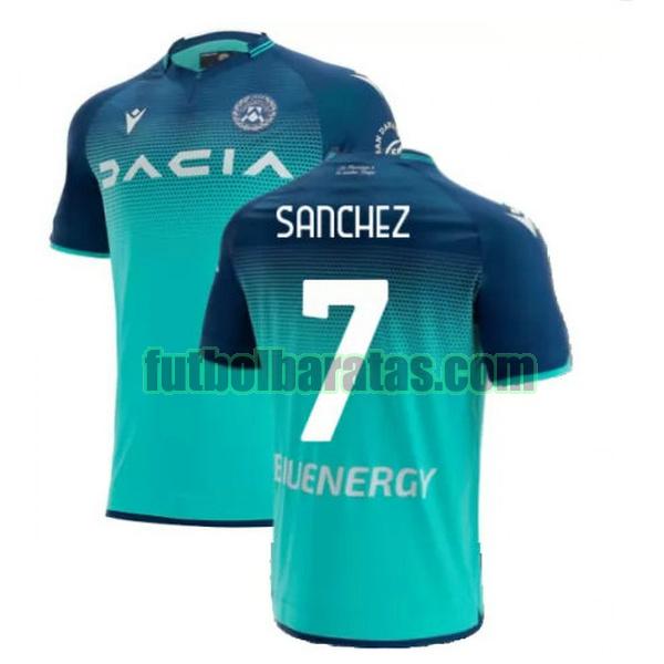 camiseta sanchez 7 udinese 2021 2022 verde segunda