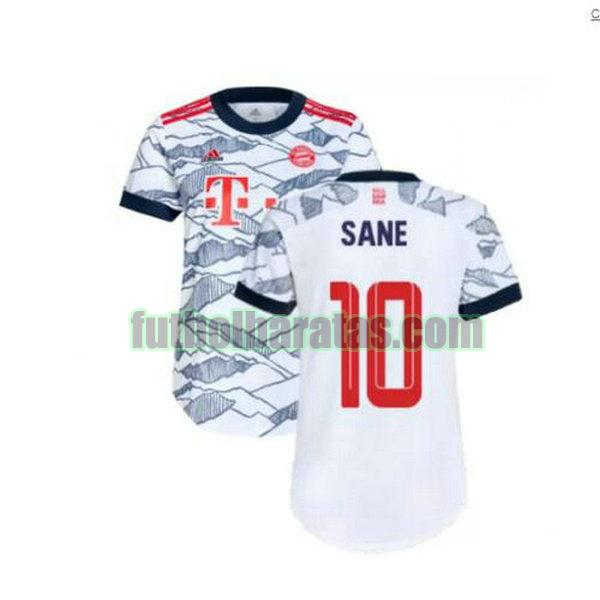 camiseta sane 10 bayern munich 2021 2022 gris tercera