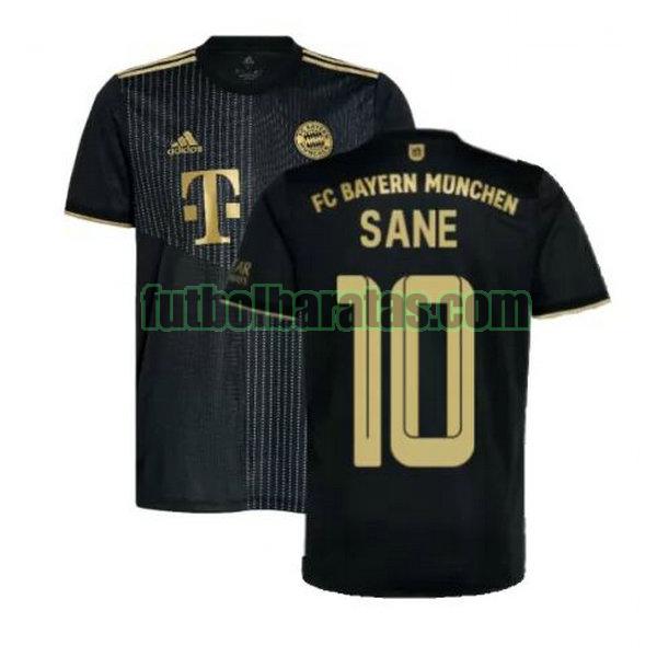 camiseta sane 10 bayern munich 2021 2022 negro segunda